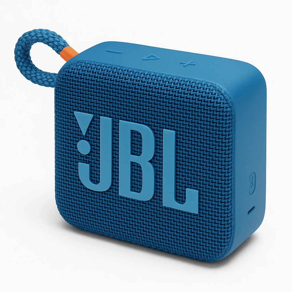 JBL Go 4 - Altavoz - para uso portátil - inalámbrico - Bluetooth - controlado por aplicación - 4.2 vatios - azul