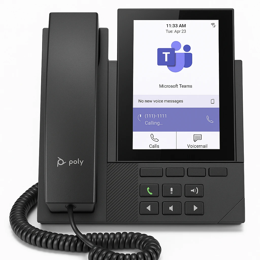 Poly CCX 500 for Microsoft Teams - Teléfono VoIP con ID de llamadas/llamada en espera - SIP, SRTP - 24 líneas - negro