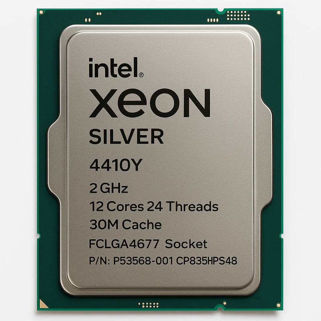 Intel Xeon Silver 4410Y - 2 GHz - 12 núcleos - 24 hilos - 30 MB caché - FCLGA4677 Socket - para P/N: P53568-001
