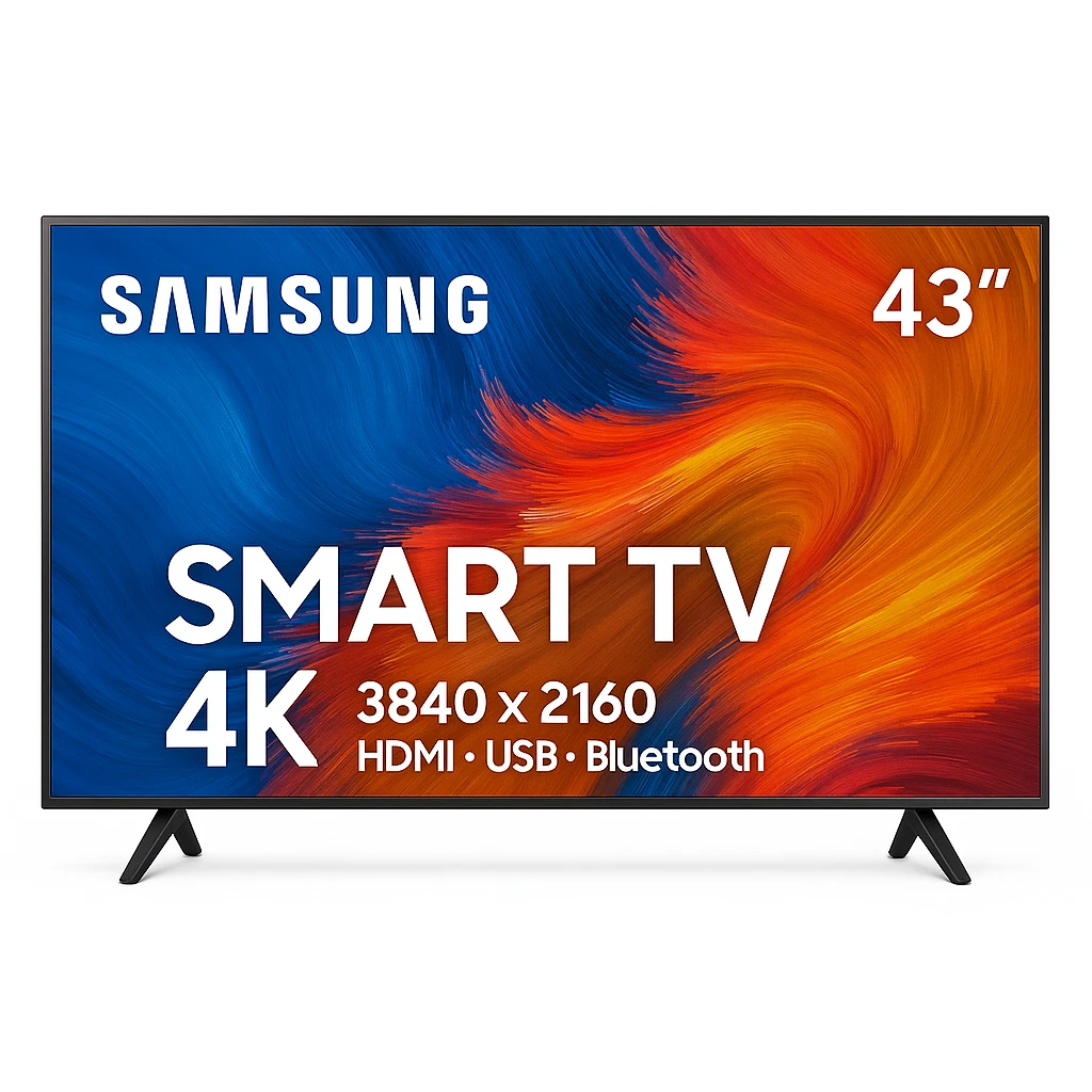 Samsung - Smart TV - 43" - 4K 3840x2160 HDMI-USB-Bluetoot