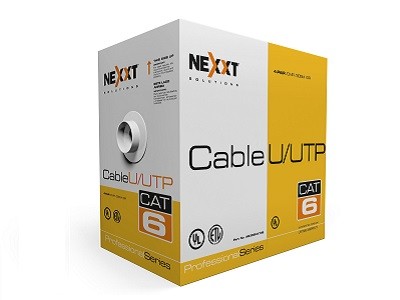 Nexxt Solutions Infrastructure - Bulk cable - UTP - 305 m RJ-45 - Gray - 4P 24AWG CMR