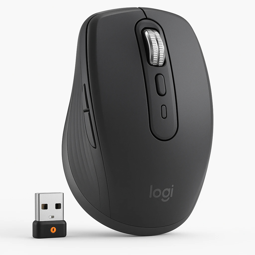 Logitech MX Anywhere 3S for Business - Ratón - diestro - óptico - 6 botones - inalámbrico - Bluetooth - receptor de USB Logitech Logi Bolt - grafito