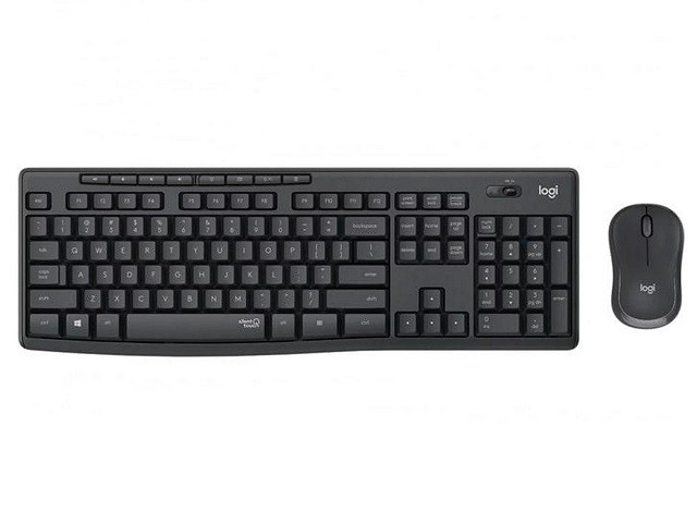 Logitech - Keyboard and mouse set - Wireless - Graphite - MK370 Combo for Business Span