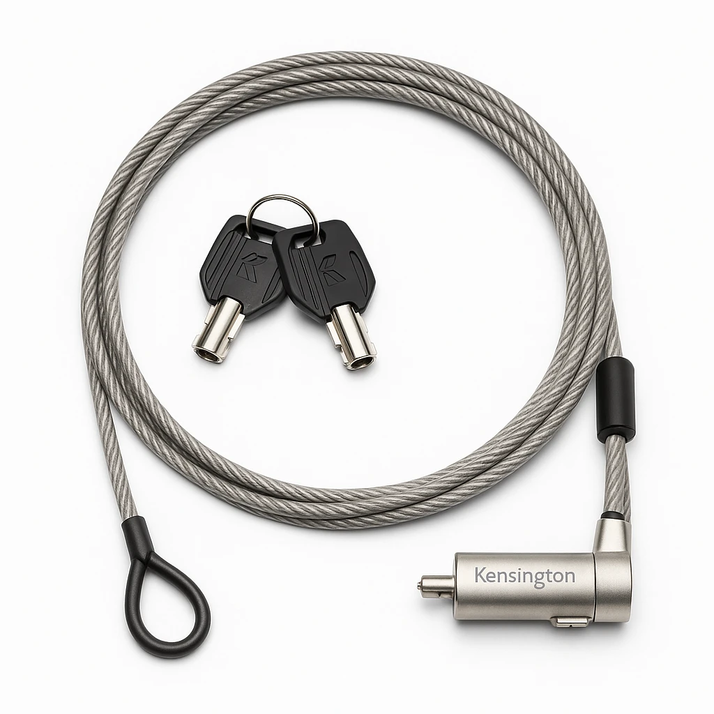 Kensington Slim NanoSaver 2.0 Keyed Laptop Lock - Bloqueo de cable de seguridad - 1.8 m