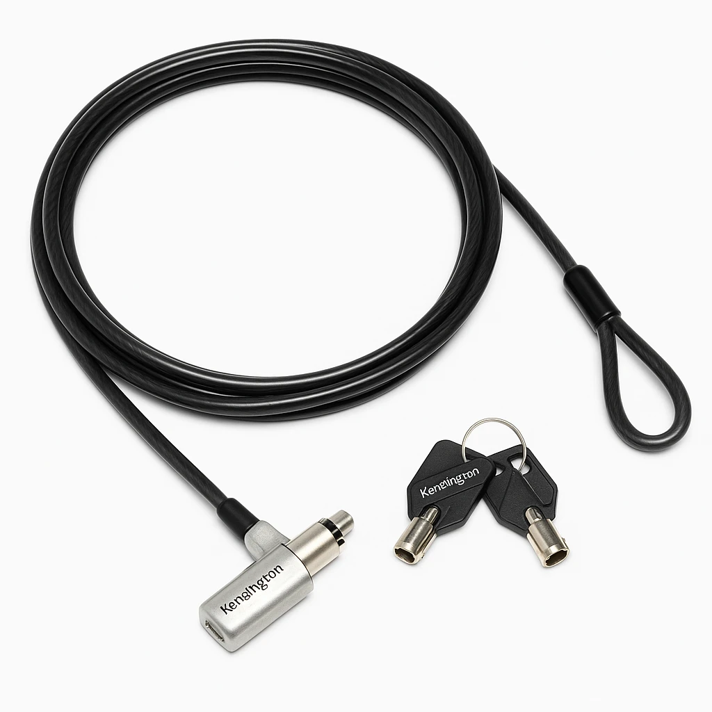 Kensington Slim NanoSaver 2.0 Portable Keyed Laptop Lock - Bloqueo de cable de seguridad - 1.8 m