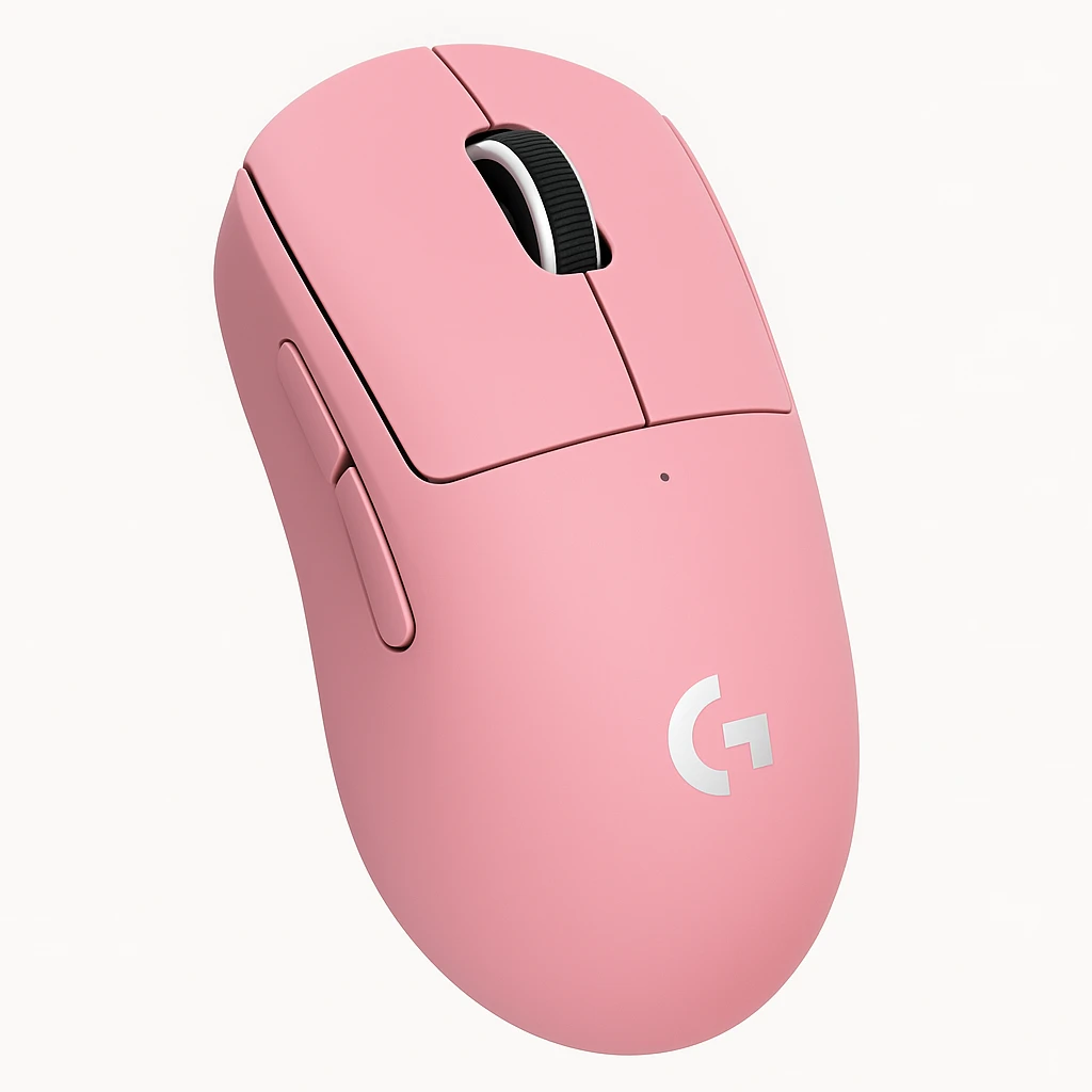 Logitech G PRO X SUPERLIGHT 2 - Ratón - gaming - óptico - 5 botones - inalámbrico - 2.4 GHz - receptor USB de Logitech LIGHTSPEED - rosa