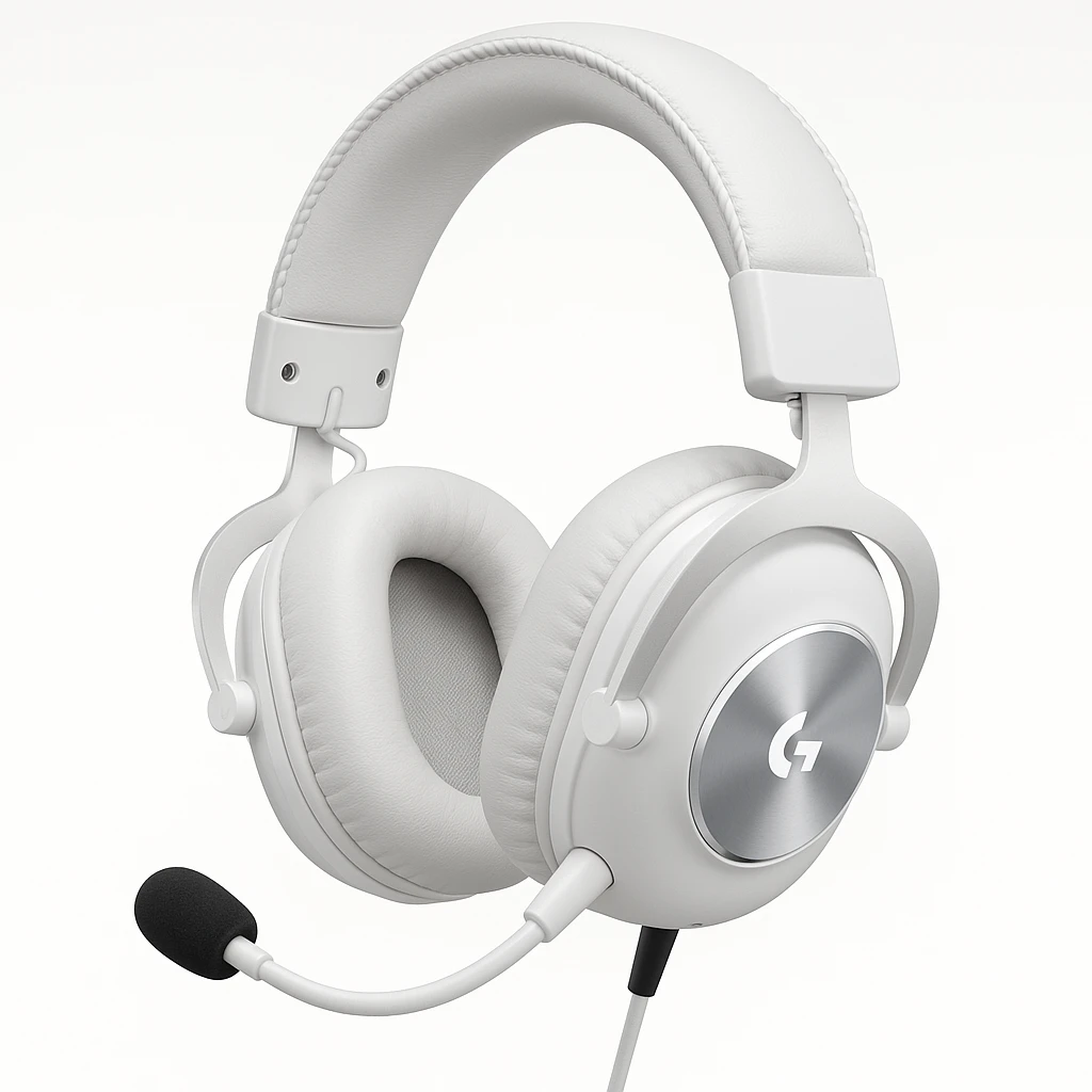 Logitech G PRO X 2 LIGHTSPEED Wireless Gaming Headset, White - Auricular - tamaño completo - LIGHTSPEED - inalámbrico - aislamiento de ruido - blanco