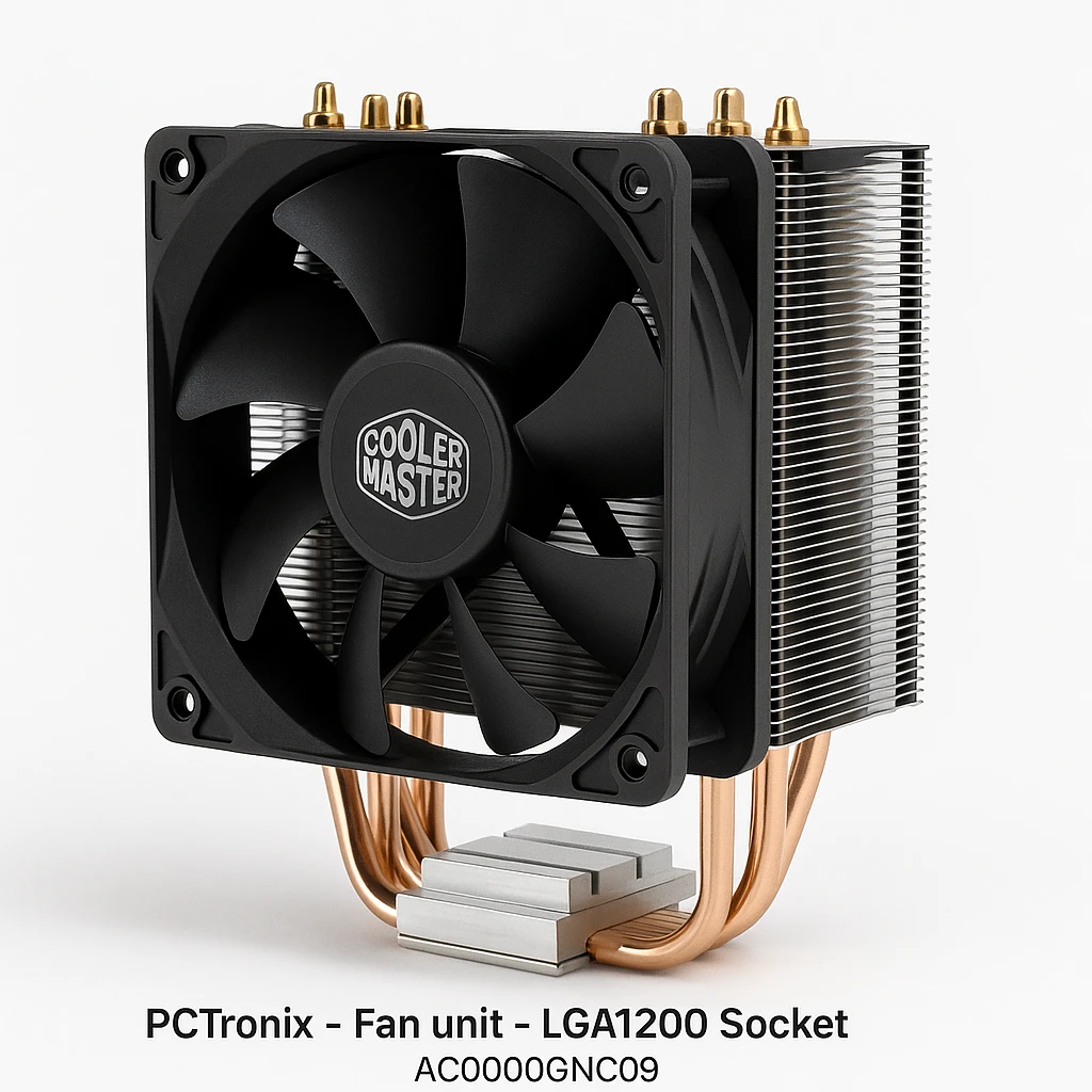 PCTronix - Fan unit - LGA1200 Socket - CoolerMaster 212 Pro