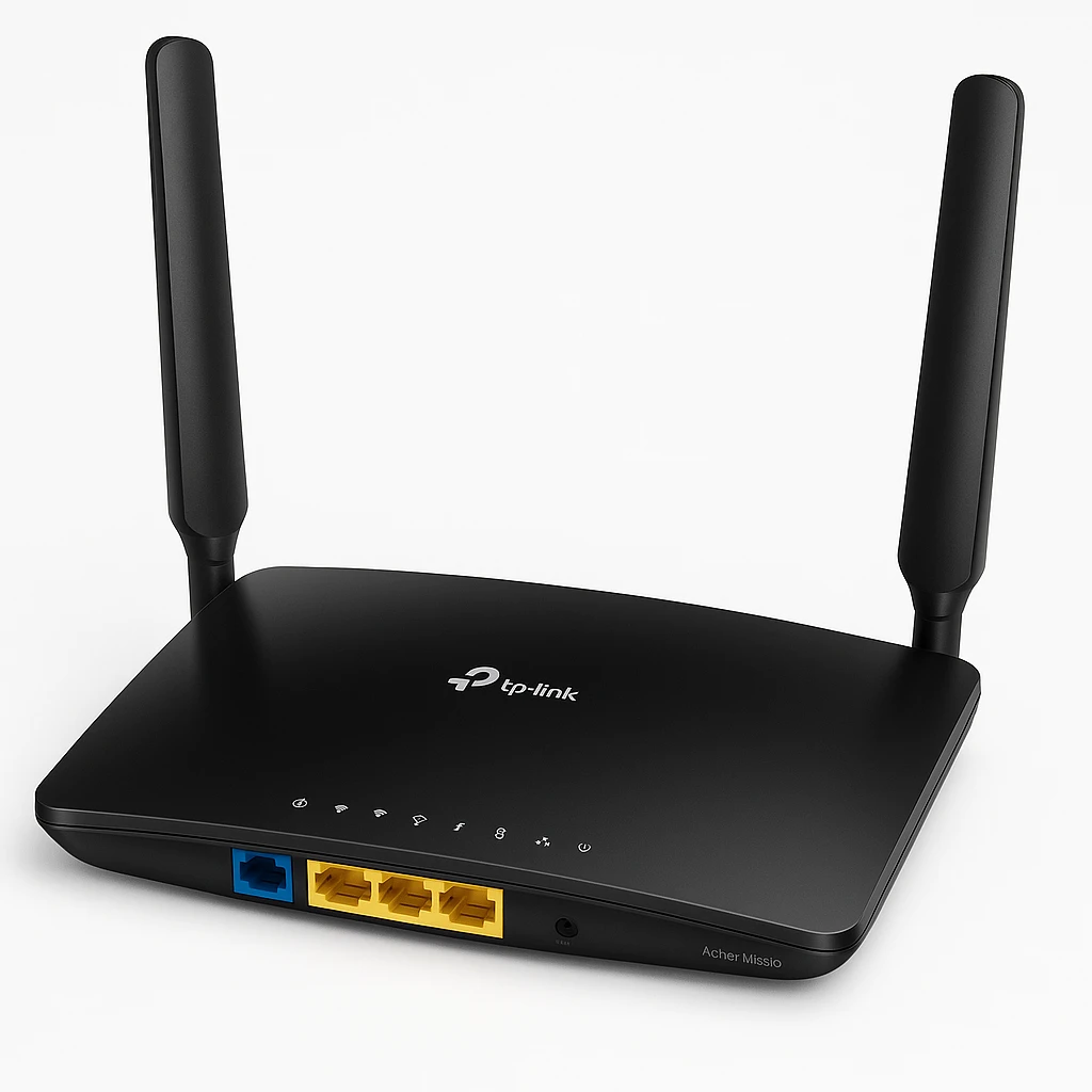TP-LINK Archer MR600 4G+ Cat6 AC1200 Wireless Dual Band - Enrutador inalámbrico - WWAN conmutador de 3 puertos - 1GbE - Wi-Fi 5 - Doble banda