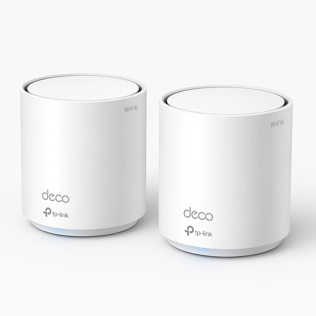 TP-LINK Deco X50 - Sistema Wi-Fi - (2 enrutadores) - malla 1GbE - Wi-Fi 6 - Doble banda