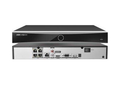 Hikvision - Standalone NVR - 4 Video Channels - Networked - K Series AcuSense 4K