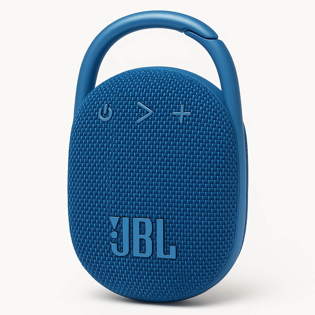 JBL Clip 5 - Altavoz - para uso portátil - inalámbrico - Bluetooth - controlado por aplicación - 7 vatios - azul
