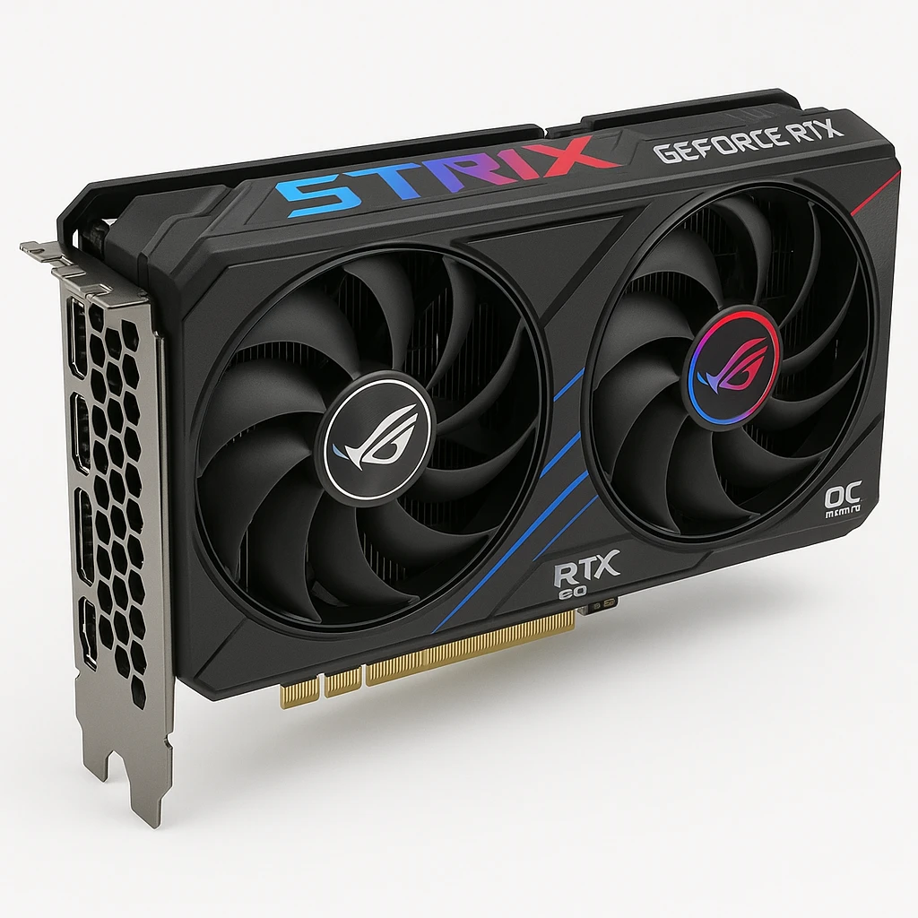 ASUS ROG Strix GeForce RTX 4060 8GB - OC Edition - tarjeta gráfica - GeForce RTX 4060 - 8 GB GDDR6 - PCIe 4.0 - HDMI, 3 x DisplayPort