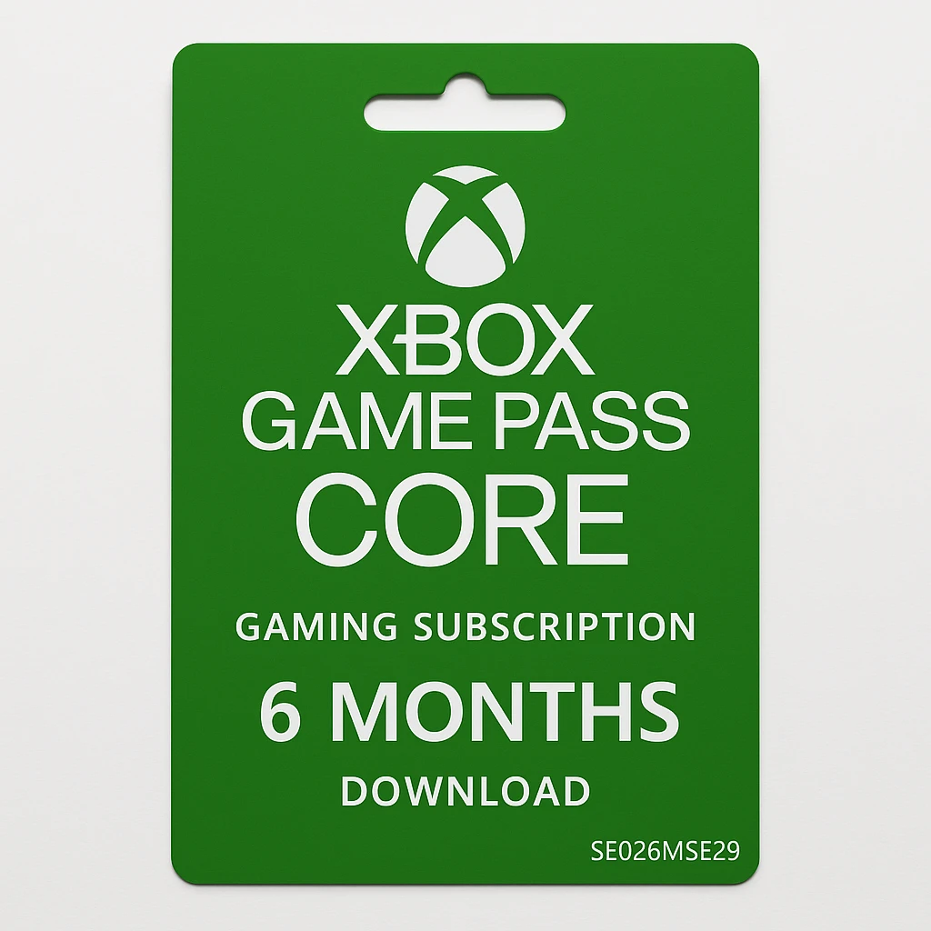 XBOX Game Pass Core 6M - Gaming Suscription - 6 months - Download