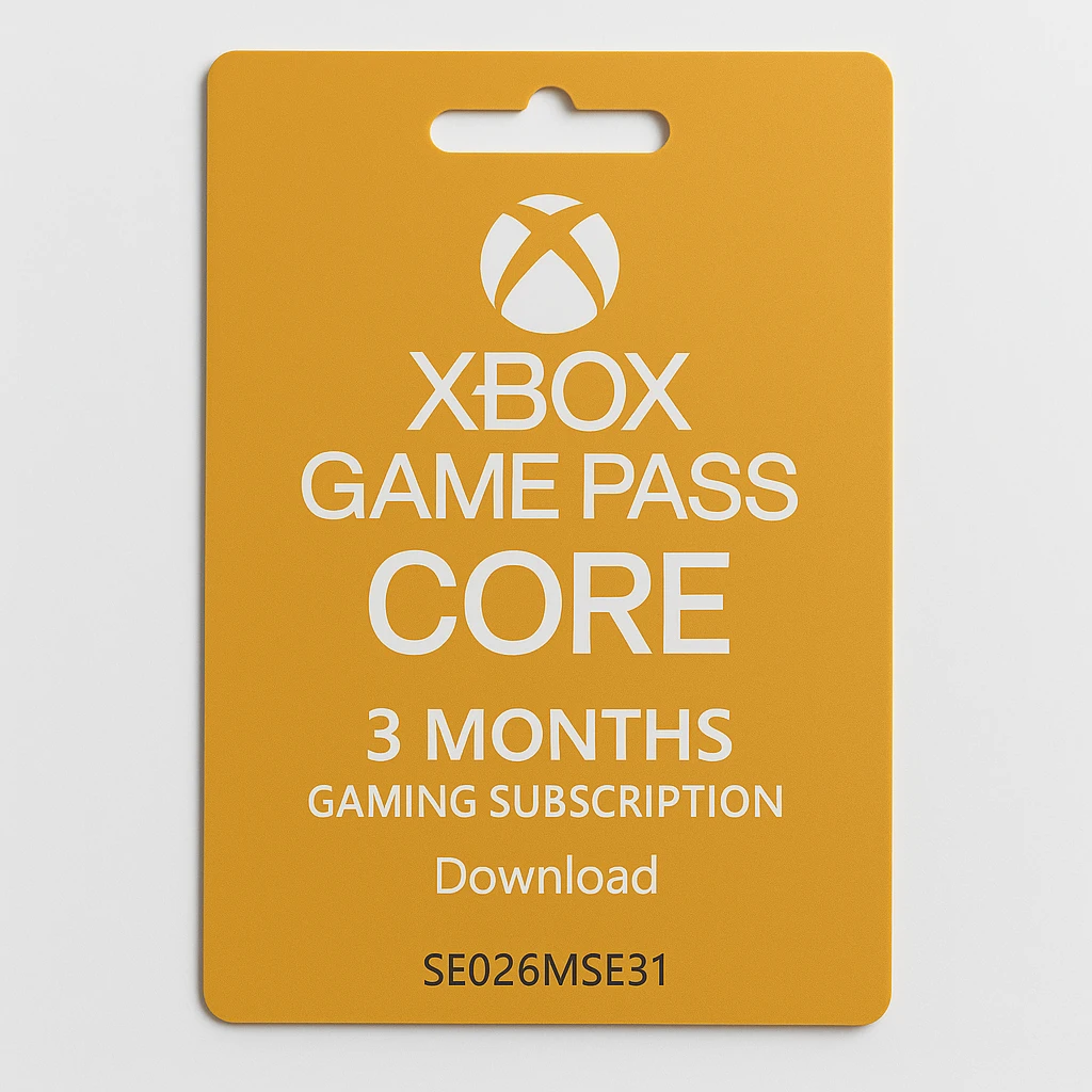 XBOX Game Pass Core 3M - Gaming Suscription - 3 months - Download