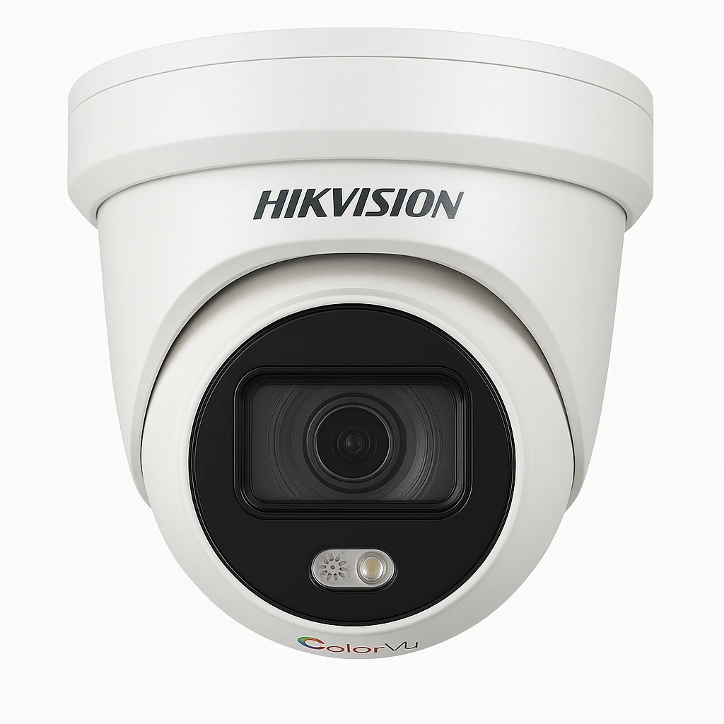 Hikvision ColorVu DS-2CE70KF0T-LMFS - Surveillance camera - Audio Fixed Turret Camera buil