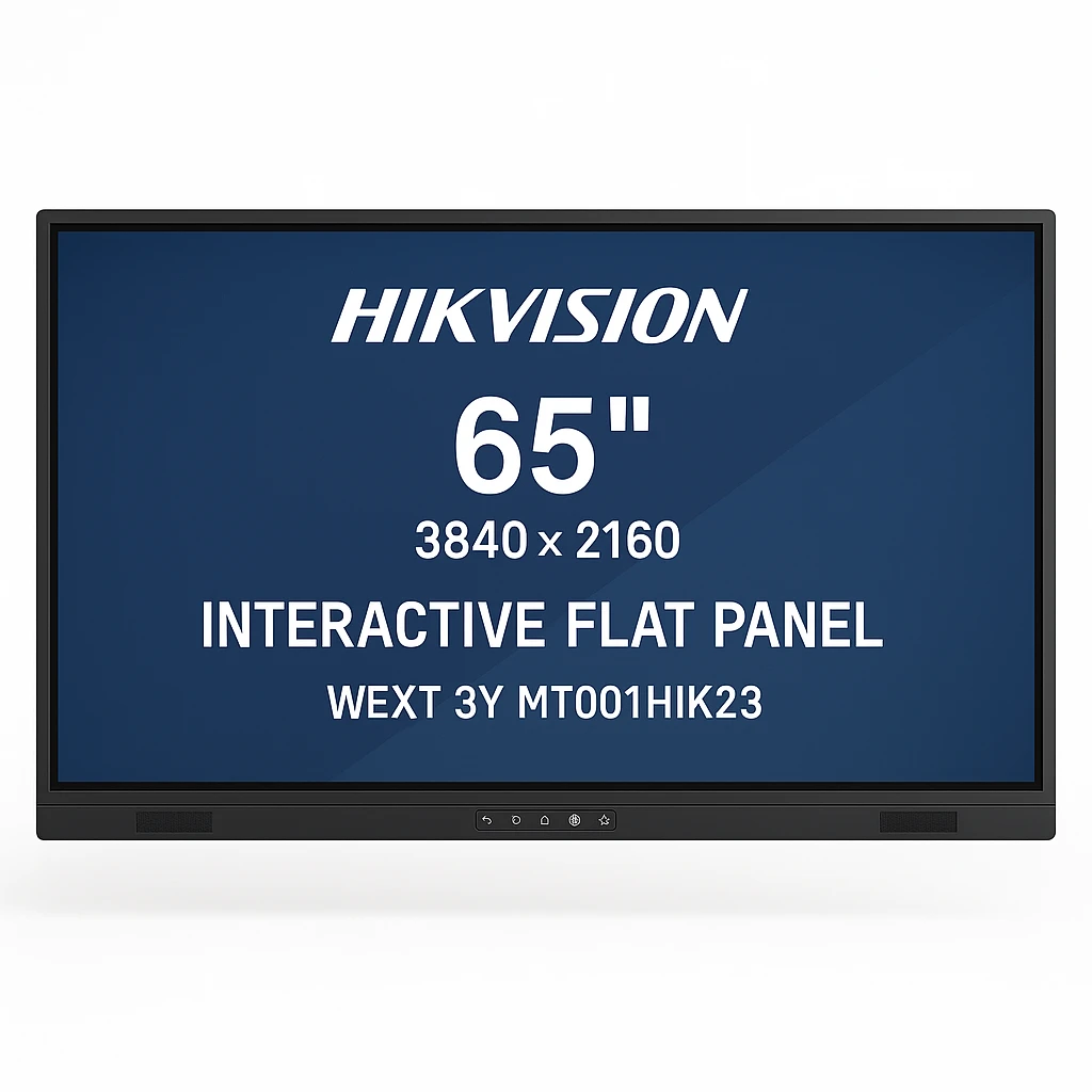 Hikvision - 65" - 3840 x 2160 - Interactive Flat Panel Wext 3Y