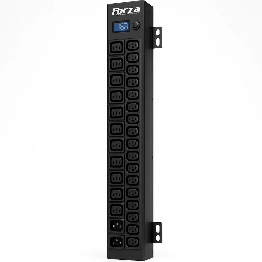 Forza - Power distribution unit - Rack-mountable - AC 200/240 V - 30 Tomas de Corriente - 6-C19 24-C13 0U SPD Metered