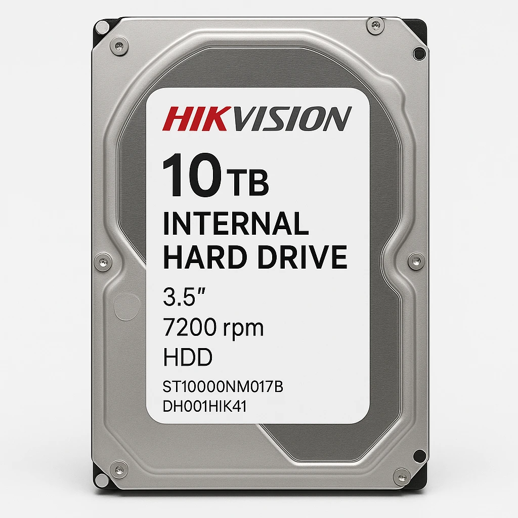 Hikvision - Hard drive - Internal hard drive - 10 TB - 3.5" - 7200 rpm - HDD.ST10000NM017B