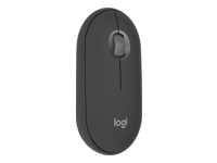 Logitech Pebble Mouse 2 M350s - Ratón - óptico - 3 botones - inalámbrico - Bluetooth - grafito
