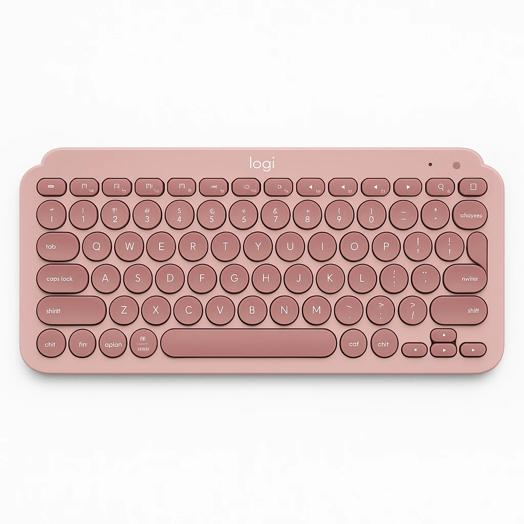 Logitech - Keyboard - Wireless - Rose - Con Bluetooth