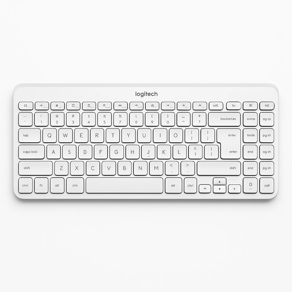 Logitech - Keyboard - Wireless - White