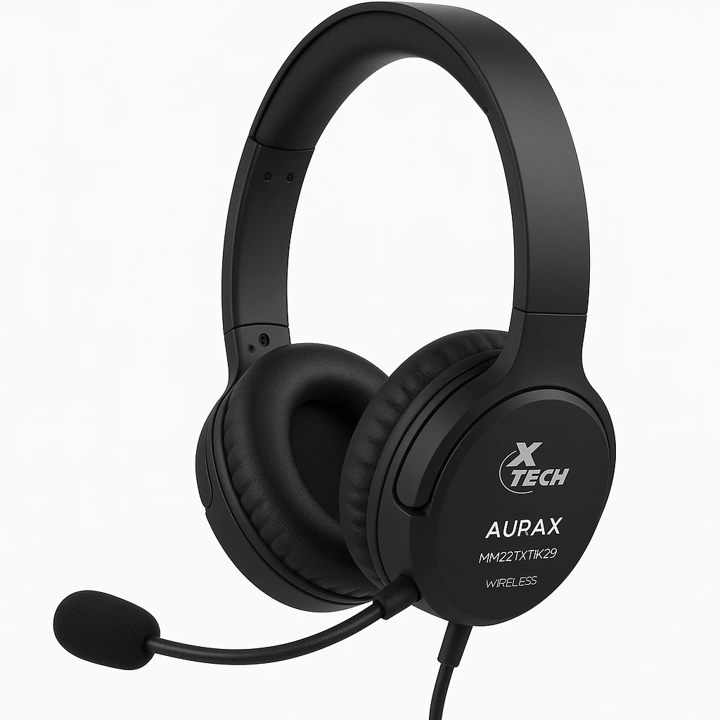 Xtech XTH-614 - Headphones with microphone - Para Portable electronics / Para Cellular phone / Para Home audio - Wireless - Aurax