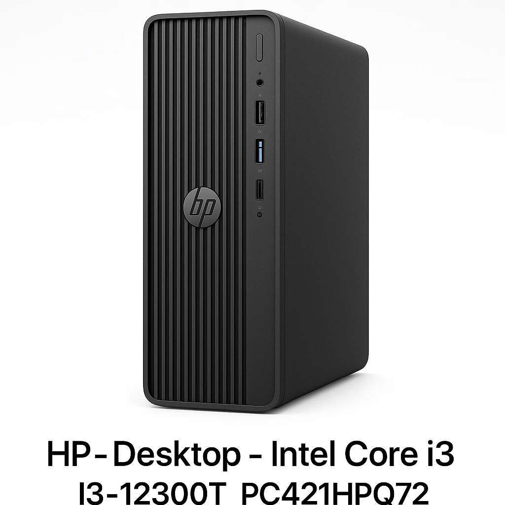 HP - Desktop - Intel Core i3 I3-12300T