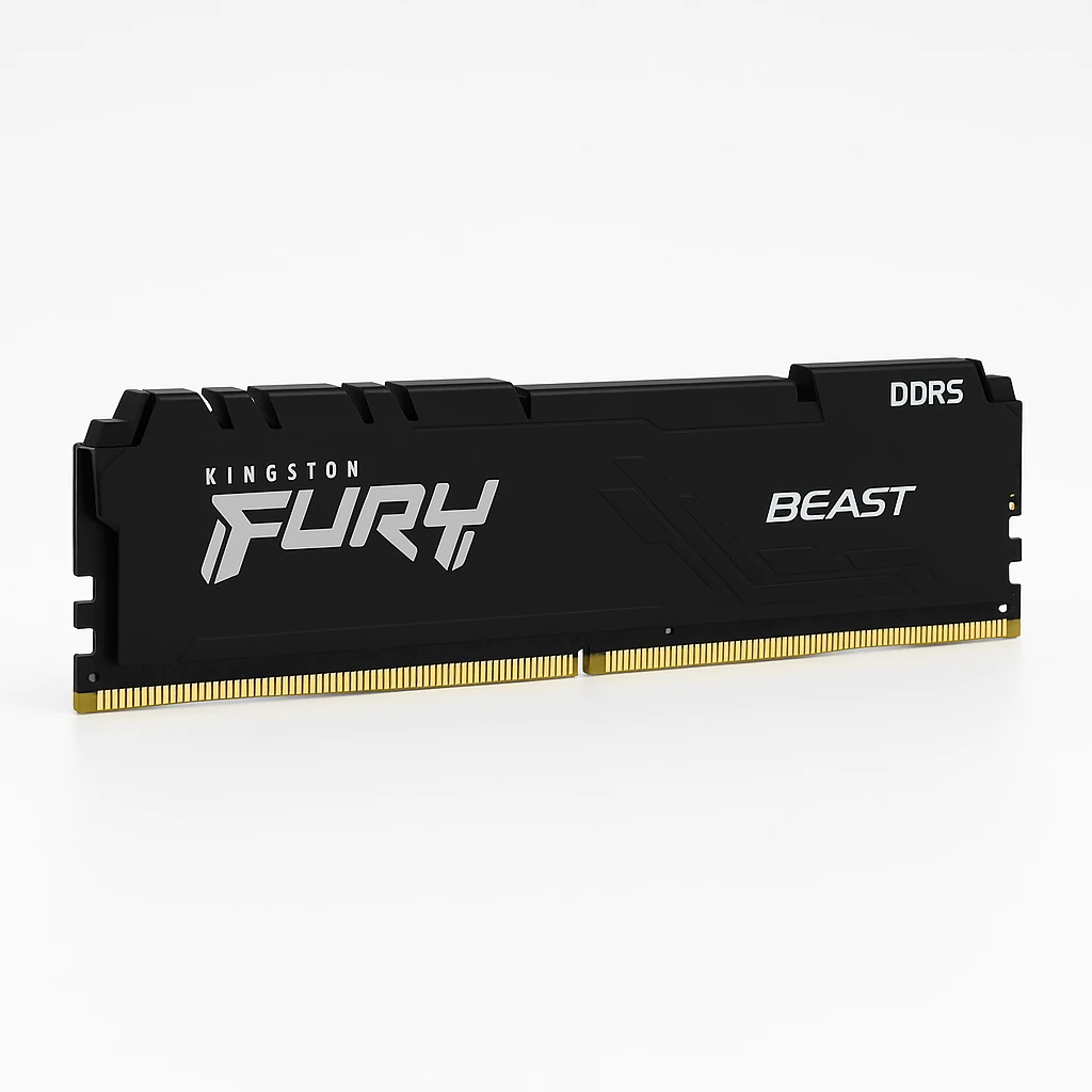 Kingston FURY Beast - DDR5 - módulo - 16 GB - DIMM de 288 contactos - 5600 MT/s / PC5-44800 - CL36 - 1.25 V - sin búfer - on-die ECC - negro