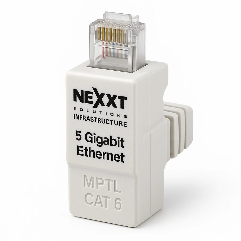 Nexxt Solutions Infrastructure - Network adapter - 5 Gigabit Ethernet - Packaged Quantity: 1 - Cat6 MPTL Connector