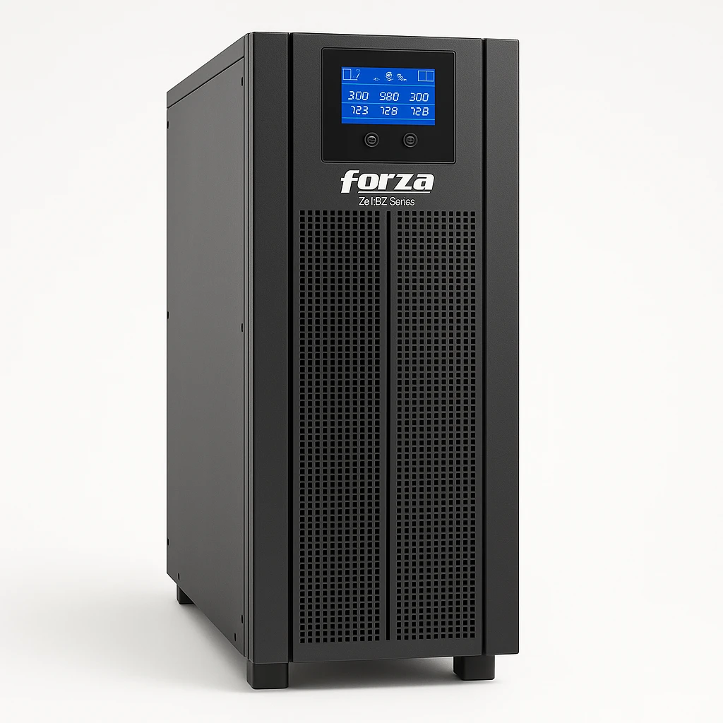 Forza Zeus2 Series 3-Phase Tower - UPS - On-line - 40000 Watt - AC 380/400/415 V - PF1 LCD Tower 380/400V 64-Bat
