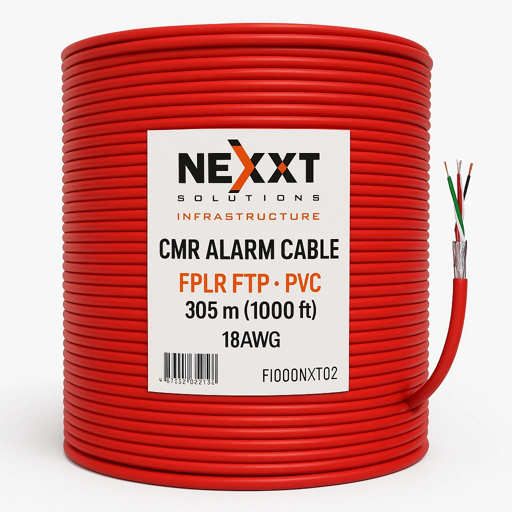 Nexxt Solutions Infrastructure Nexxt Solutions - FPLR FTP - Alarm cable - 305 m - 18AWG PVC CMR RD