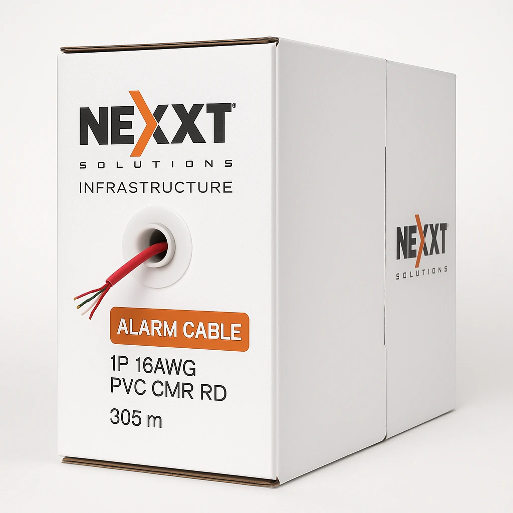 Nexxt Solutions Infrastructure Nexxt Solutions - FPLR FTP - Alarm cable - 305 m - 1P 16AWG PVC CMR RD