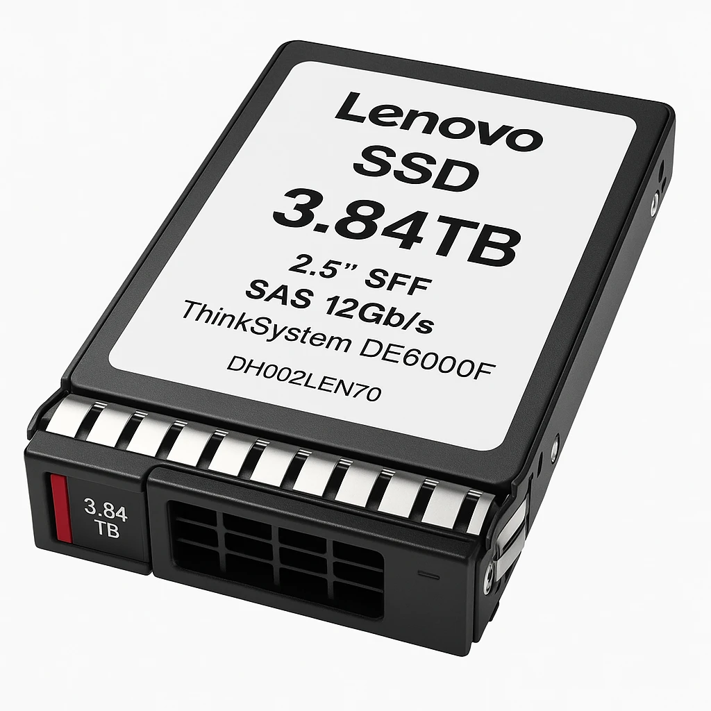 Lenovo - SSD - 3.84 TB - hot-swap - 2.5" - SAS 12Gb/s - para ThinkSystem DE6000F 2U24 Chassis (2.5" SFF)