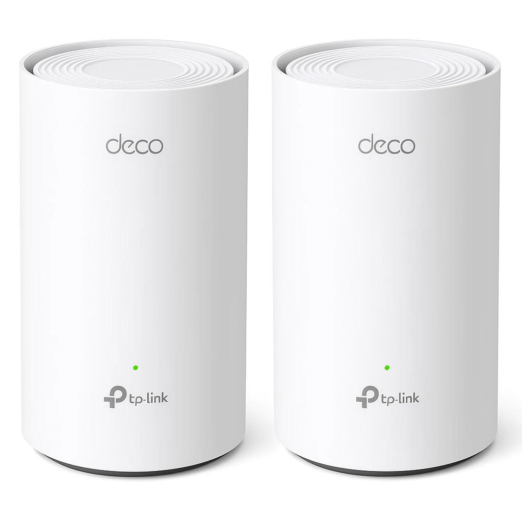 TP-LINK Deco X10 V1 - Sistema Wi-Fi - (2 enrutadores) - hasta 3900 pies cuadrados - malla 1GbE Doble banda
