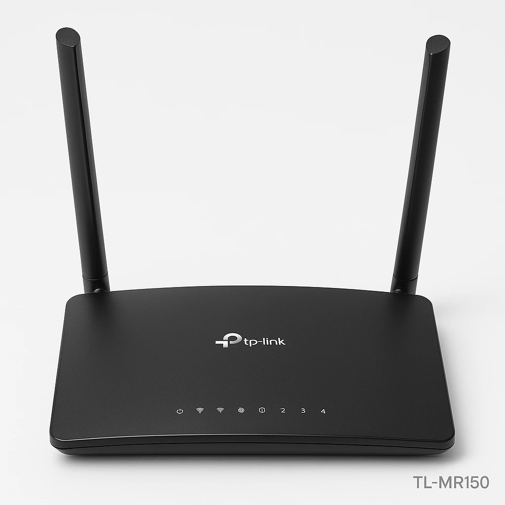 TP-LINK TL-MR150 - Enrutador inalámbrico - WWAN conmutador de 4 puertos 2,4 GHz