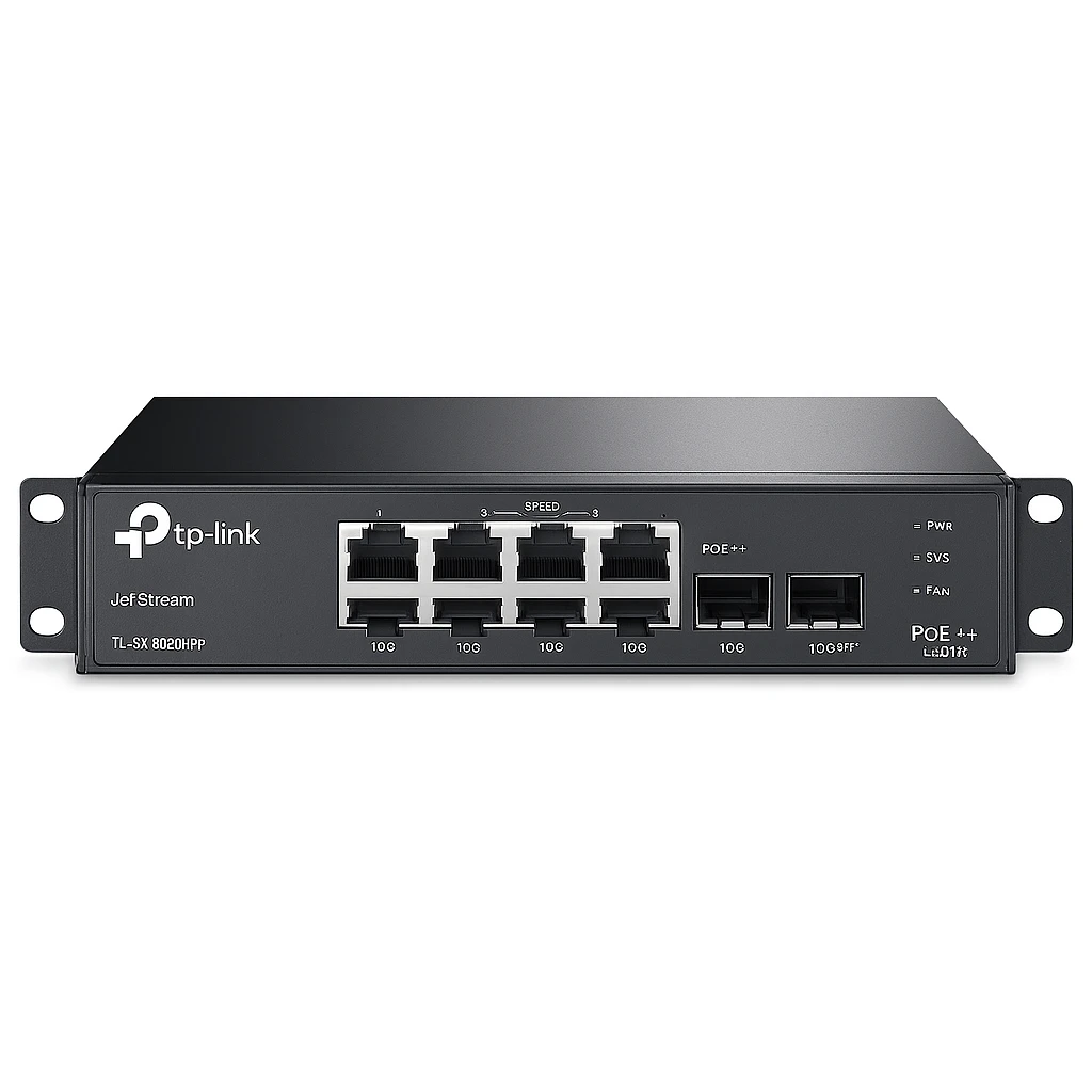 TP-Link JetStream TL-SX3206HPP V1 - Conmutador - L2 + - Gestionado - sobremesa, montaje en rack - PoE++ (200 W)