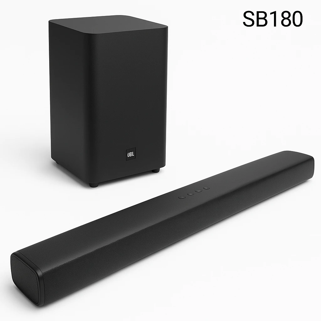 JBL SB180 - Barra de sonido - Con cable - Bluetooth - Negro