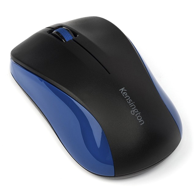Kensington ValuMouse Wireless - Ratón - diestro y zurdo - 3 botones - inalámbrico - 2.4 GHz - receptor inalámbrico USB - azul