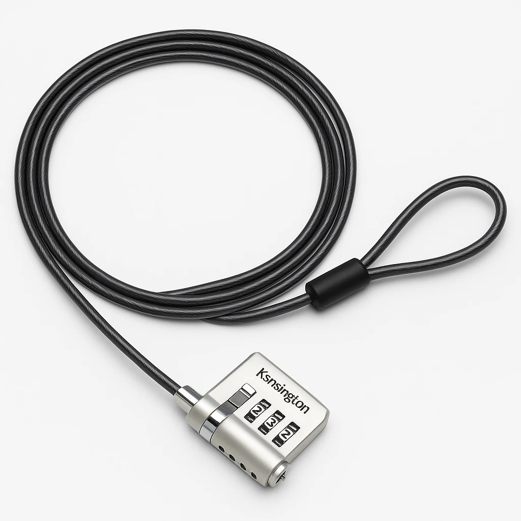 Kensington Slim NanoSaver Combination Laptop Lock - Bloqueo de cable de seguridad - 1.8 m