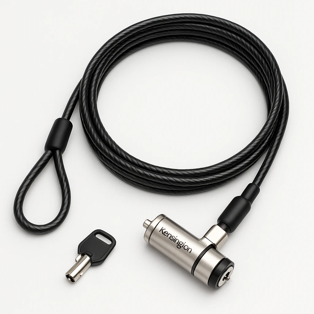 Kensington ClickSafe 2.0 Universal Keyed Laptop Lock - Bloqueo de cable de seguridad - 1.8 m