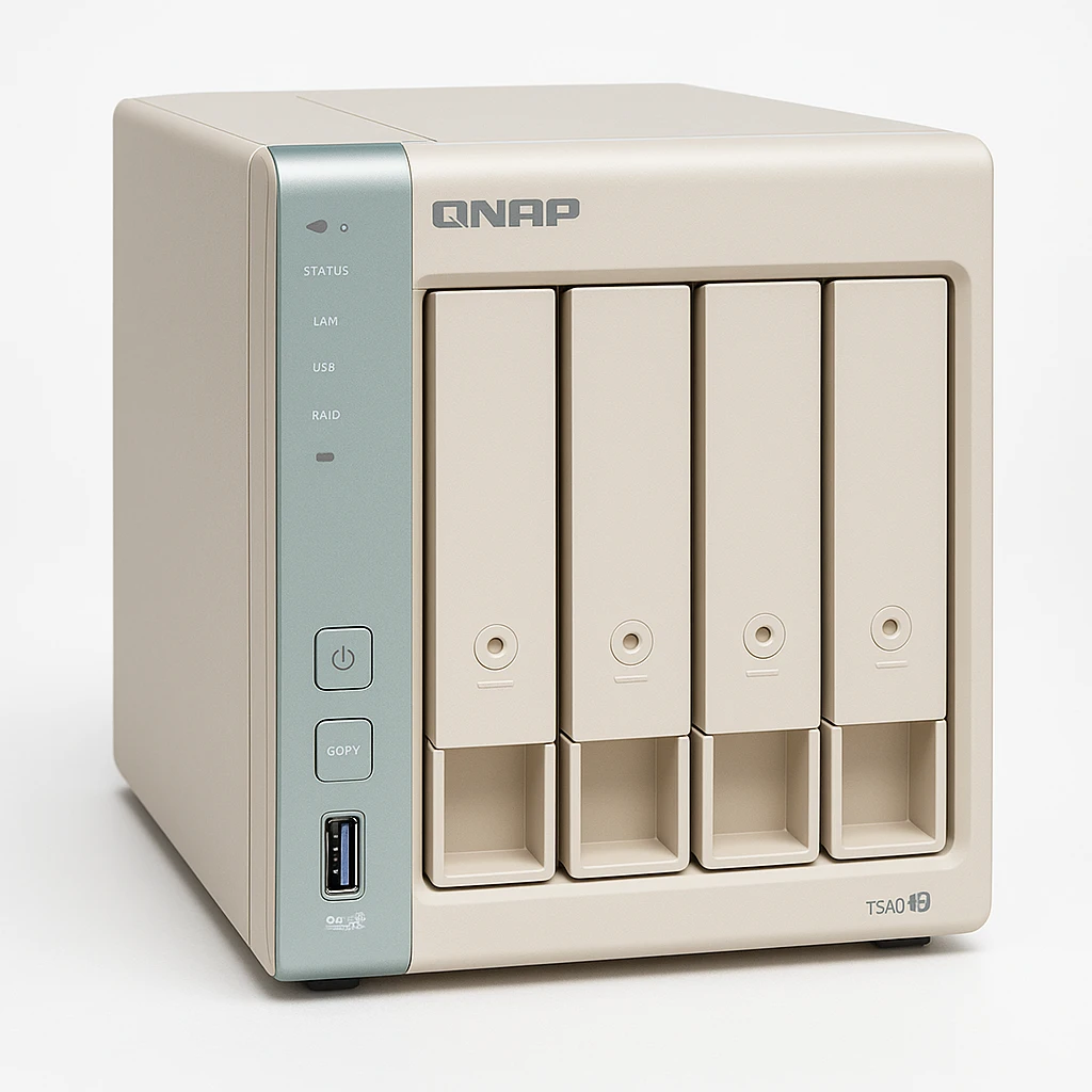 QNAP TS-462 - Servidor NAS - 4 compartimentos - SATA 6Gb/s - RAID 0, 1, 5, 6, 10, JBOD - RAM 4 GB - 2.5 Gigabit Ethernet - iSCSI soporta