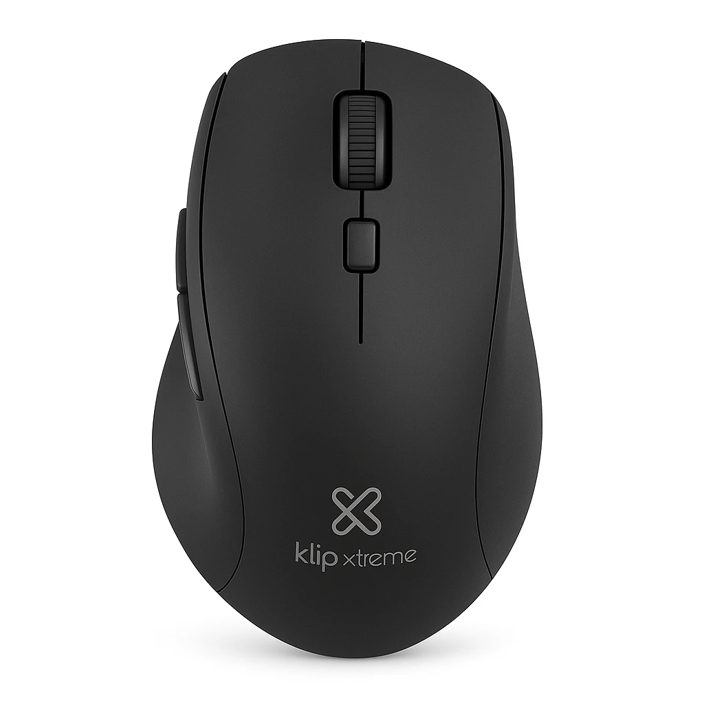 Klip Xtreme - Mouse - 2.4 GHz - Wireless - rechargeable battery 6 buttons
