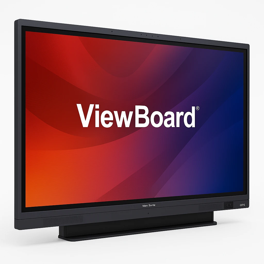 ViewSonic ViewBoard IFP6552-2ED - 65" Clase diagonal (64.5" visible) pantalla LCD con retroiluminación LED - interactivo - con pantalla táctil (multitáctil)/matriz de 8 micrófonos/ranura opci