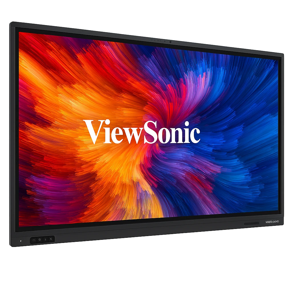 ViewSonic ViewBoard IFP8652-2ED - 86" Clase diagonal (85.6" visible) pantalla LCD con retroiluminación LED - interactivo - con pantalla táctil (multitáctil)/matriz de 8 micrófonos/ranura opci