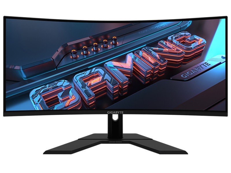 Gigabyte - LED-backlit LCD monitor - Curved Screen - 34" - 3440 x 1440 - VA - DisplayPort / HDMI - Black