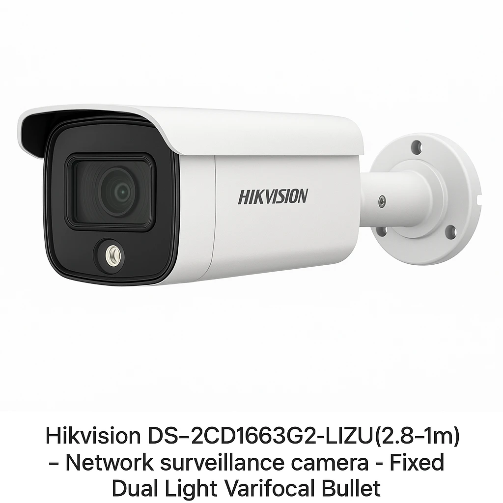 Hikvision DS-2CD1663G2-LIZU(2.8-12mm) - Network surveillance camera - Fixed - Dual Light Varifocal Bullet