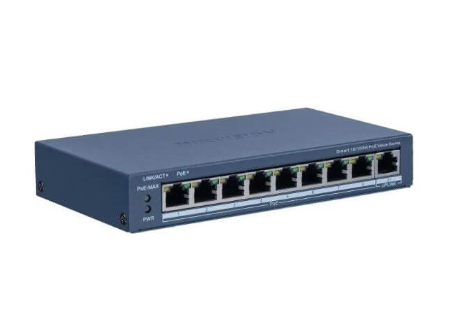 Hikvision - Switch - Ethernet - 8 - Fast Ethernet - Smart POE