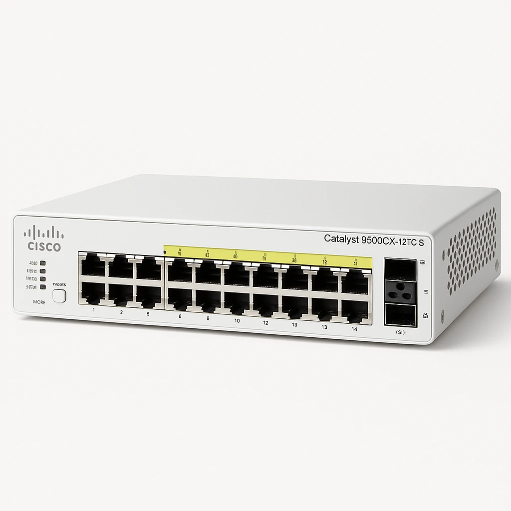 Cisco Catalyst 3560CX-12TC-S - Conmutador - Gestionado - 12 x 10/100/1000 + 2 x Gigabit SFP combinado - sobremesa, montaje en rack, montaje en riel DIN, montaje en pared