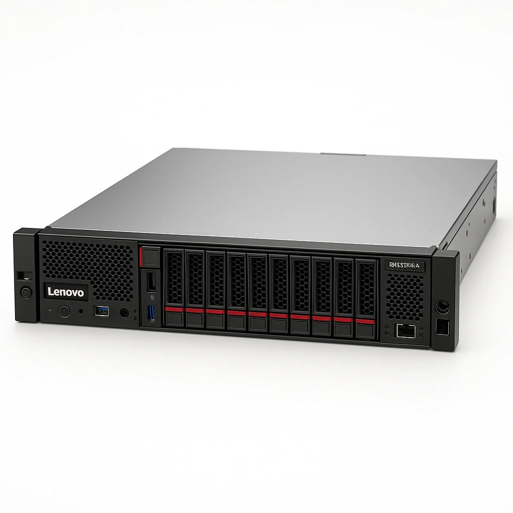 Lenovo - Server - 1 Intel Xeon E-2388G / 3.2 GHz - 16GB 2Rx8 RAID 5350-8i